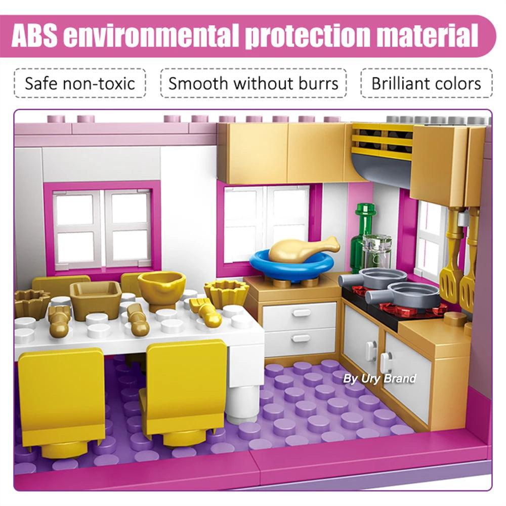 Summer Villa Building Blocks Set