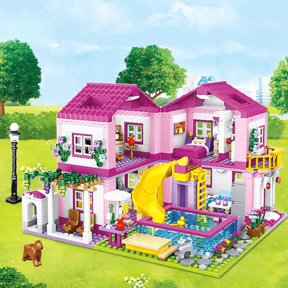 Summer Villa Building Blocks Set