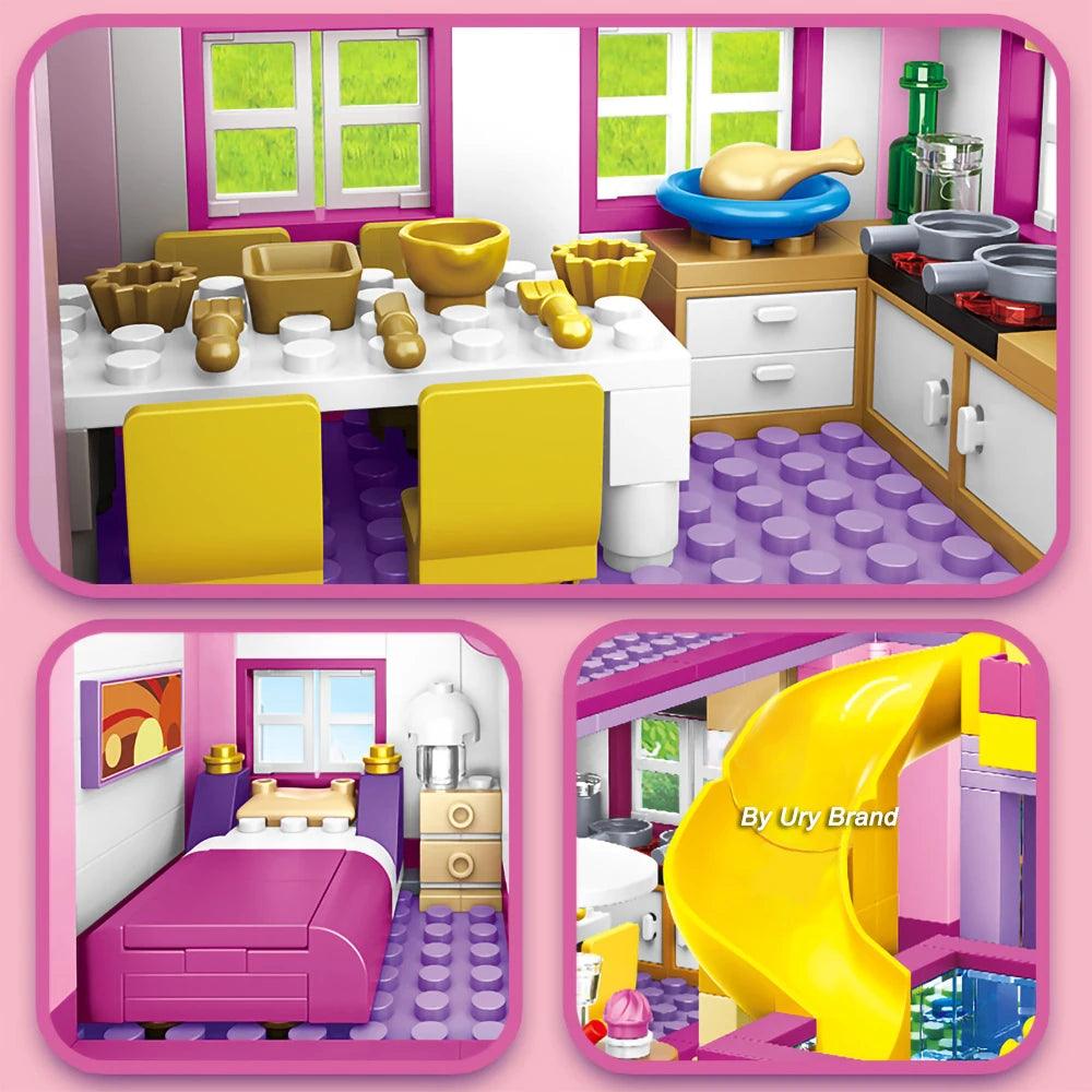 Summer Villa Building Blocks Set