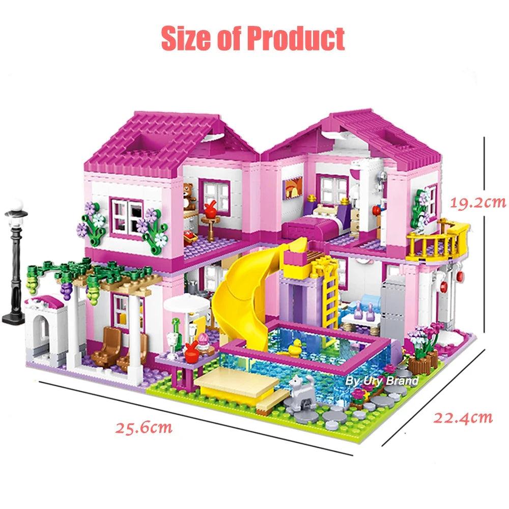 Summer Villa Building Blocks Set